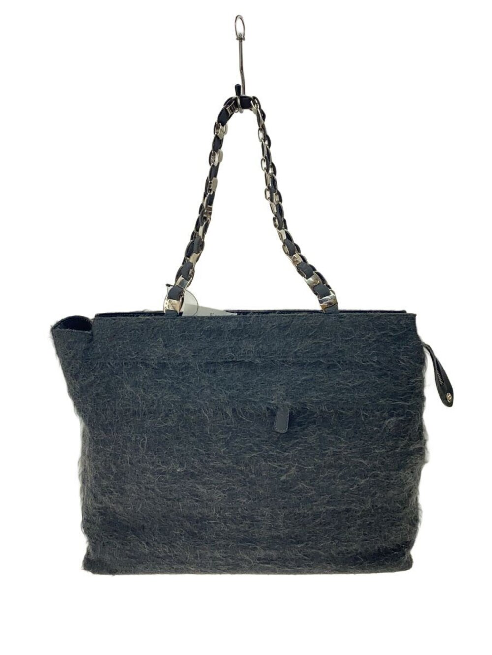 Salvatore Ferragamo Tote Bag Leather Gray
